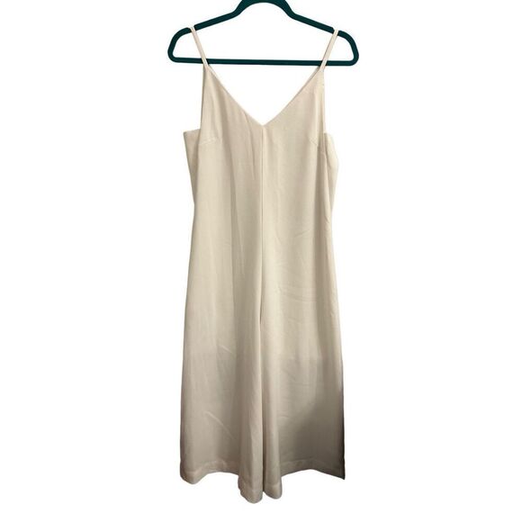 EUC Oak + Fort cropped jumpsuit white S - Picture 1 of 8